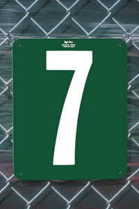 Tennis Court Numbers